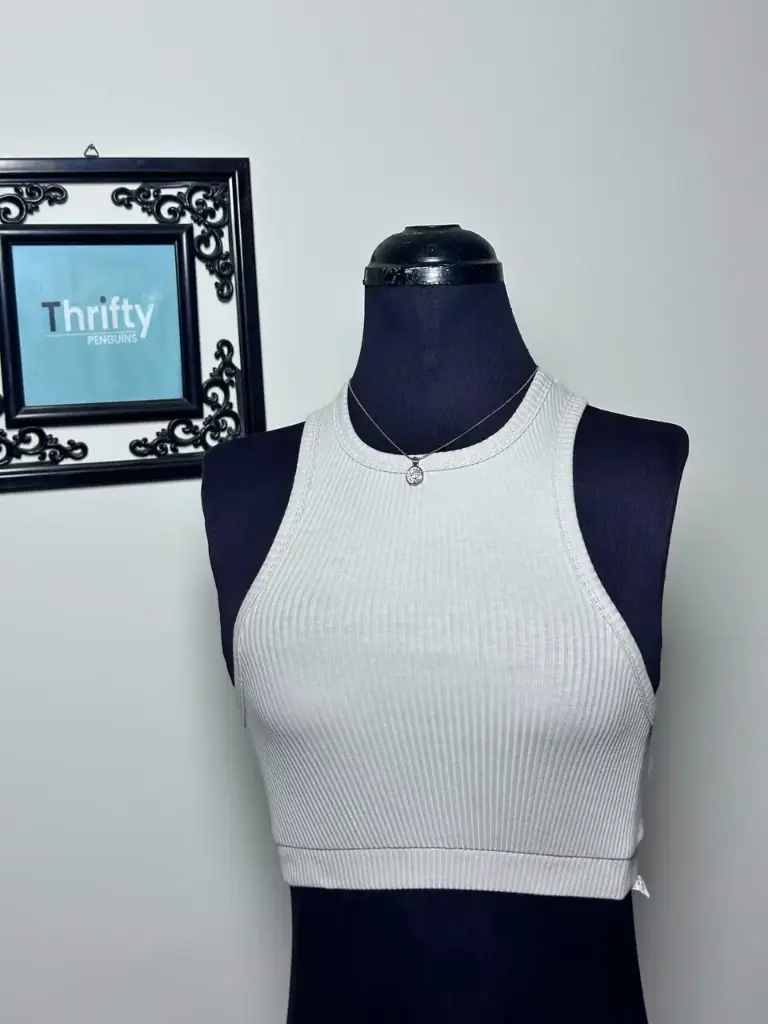 Ribbed Cropped Tank Top