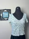 Green Floral Tee 