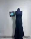 Long Black Bodycon Dress