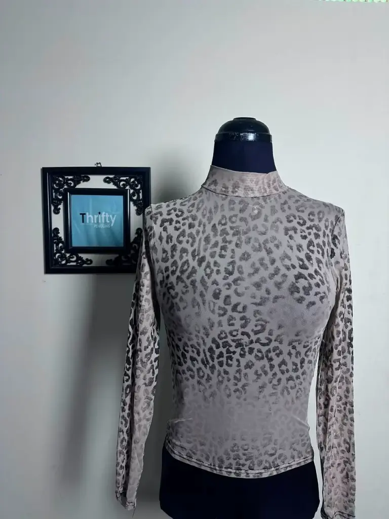 Cheetah Print Blouse