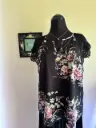 Floral Black Shirt