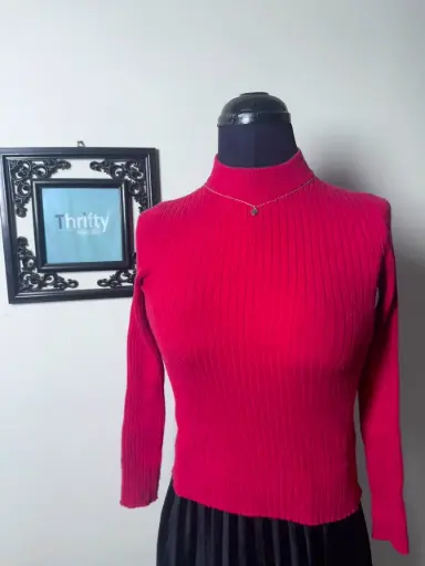 Red Fittes Blouse